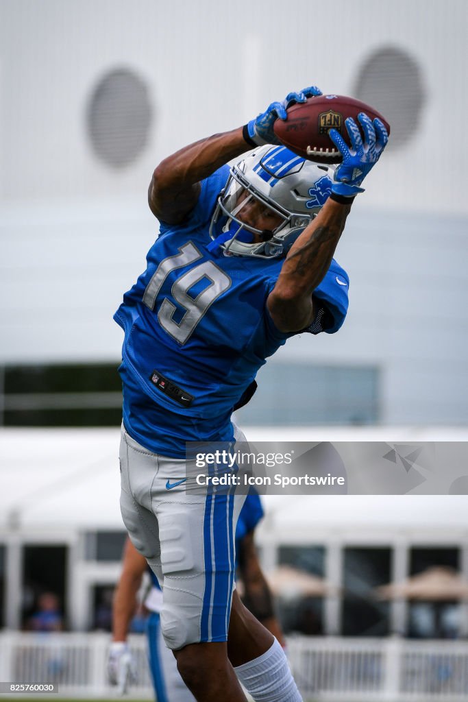 NFL: AUG 02 Lions Training Camp
