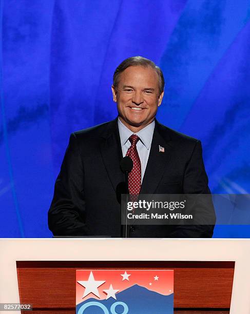 Rep. Chet Edwards during day three of the Democratic National Convention at the Pepsi Center August 27, 2008 in Denver, Colorado. U.S. Sen. Barack...