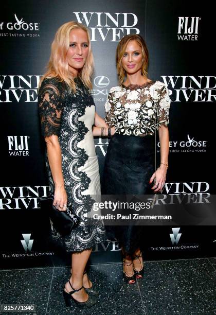 Keren Craig and Georgina Chapman attend The Weinstein Company With FIJI, Grey Goose, Lexus And NetJets Host A Screening Of "Wind River" - Arrivals at...