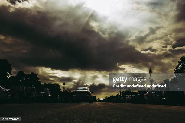 dramatic shot of a cloudscape - delhi stock pictures, royalty-free photos & images