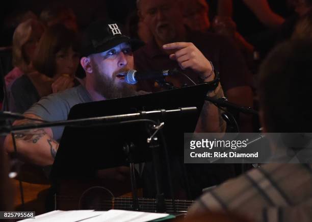 Singer/Songwriter Jesse Keith Whitley performs during "An Intimate Night With The Morgans" Lorrie Morgan, Marty Morgan And Guests at Bluebird Cafe on...