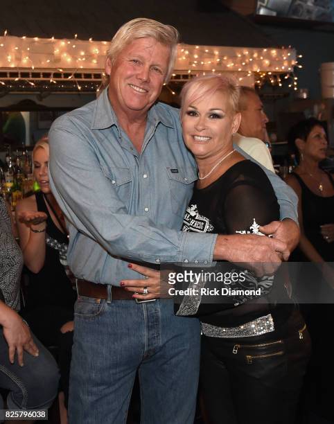 Randy White and Singer/Songwriter Lorrie Morgan during "An Intimate Night With The Morgans" Lorrie Morgan, Marty Morgan And Guests at Bluebird Cafe...