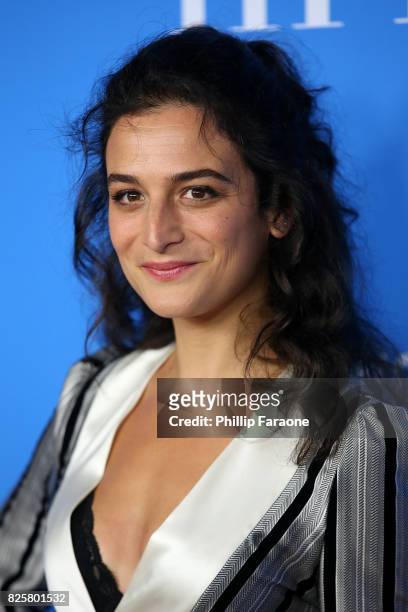 Jenny Slate attends the Hollywood Foreign Press Association's Grants Banquet at the Beverly Wilshire Four Seasons Hotel on August 2, 2017 in Beverly...