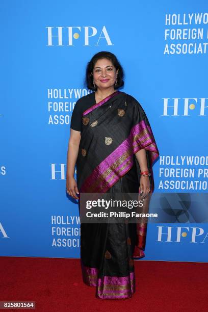 President Meher Tatna attends the Hollywood Foreign Press Association's Grants Banquet at the Beverly Wilshire Four Seasons Hotel on August 2, 2017...