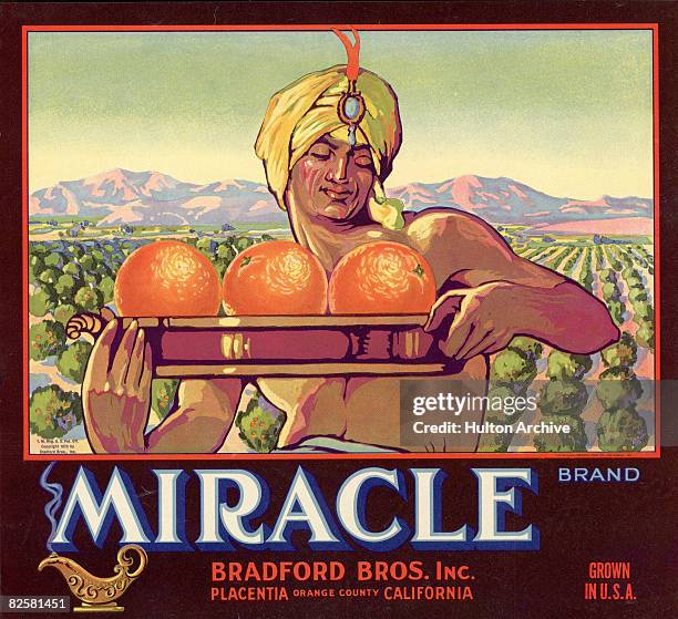 miracle brand orange label - citrus grove stock pictures, royalty-free photos & images