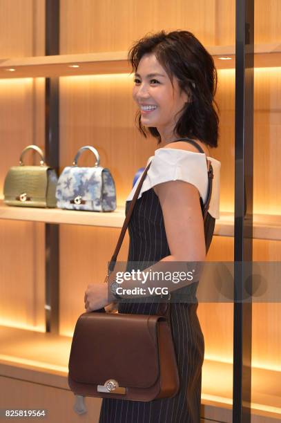 Actress Liu Tao attends Moynat activity on August 2, 2017 in Chengdu, Sichuan Province of China.