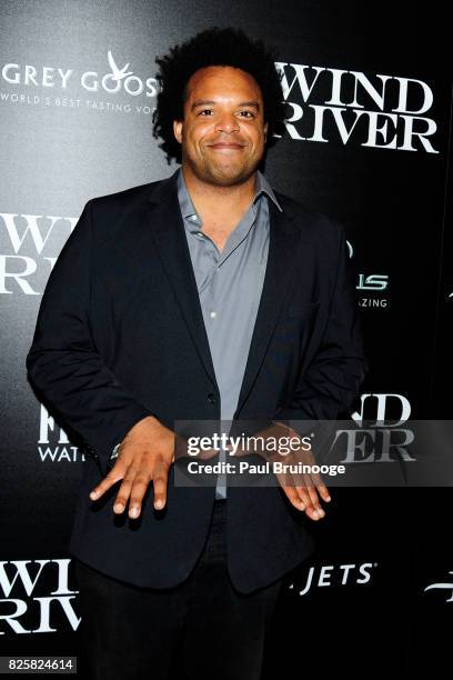 Eric Lewis attends The Weinstein Company with FIJI, Grey Goose, Lexus and NetJets host a screening of "Wind River" at The Museum of Modern Art on...