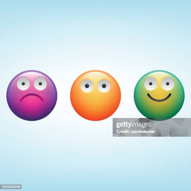 emoticons - promoter stock illustrations