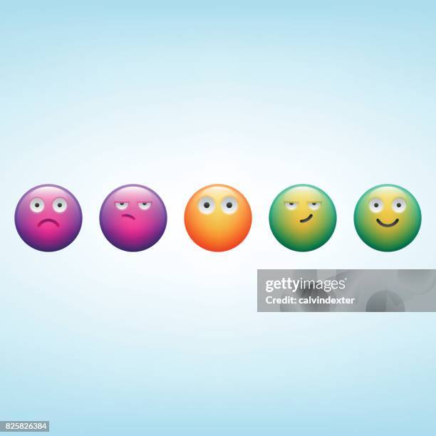 emoticons - promoter stock illustrations
