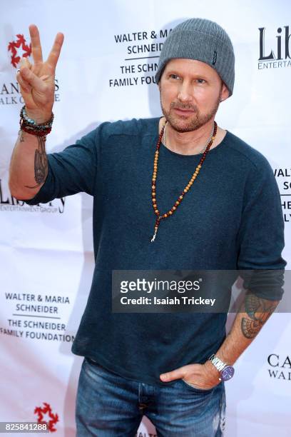 Singer Corey Hart attends Canada's Walk Of Fame Presents Music Under The City Stars at Casa Loma on August 2, 2017 in Toronto, Canada.