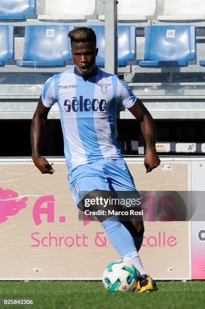 Balde Diao Keita of SS Lazio in action during the pre-season friendly match between SS Lazio and Bayer Leverkusen at Goldberg-Stadion on July 30,...