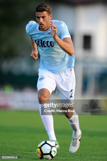 Wesley Hoedt of SS Lazio in action during the pre-season friendly match between SS Lazio and Kufstein on August 1, 2017 in Salzburg, Austria.