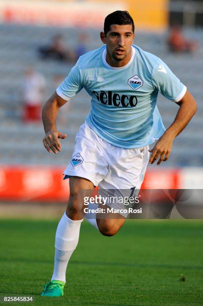 Luca Crecco of SS Lazio in action during the pre-season friendly match between SS Lazio and Kufstein on August 1, 2017 in Salzburg, Austria.
