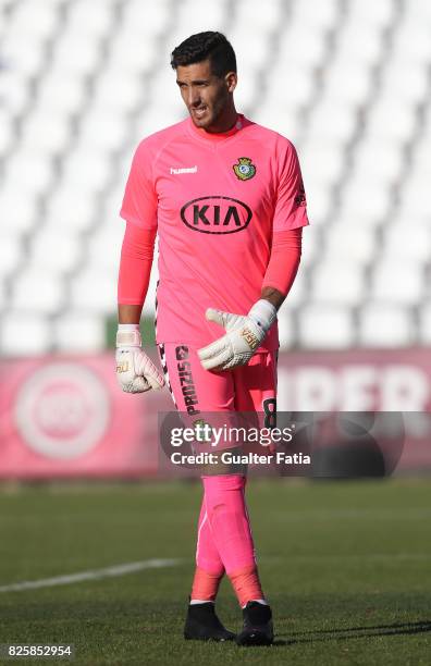 Vitoria Setubal goalkeeper Pedro Trigueira from Portugal in action during the League Cup match between Vitoria Setubal and CD Tondela at Estadio do...