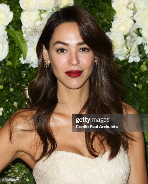 Actress / Model Emi Renata attends the Maison St-Germain LA debut on August 2, 2017 in Los Angeles, California.