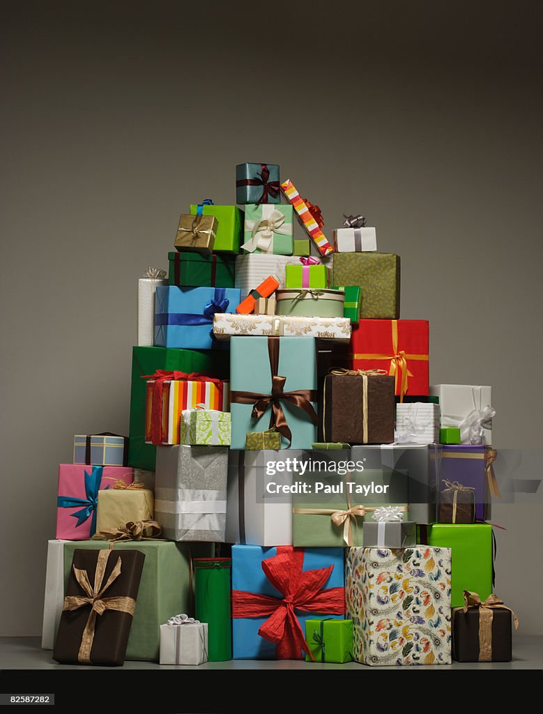 Gifts in pile