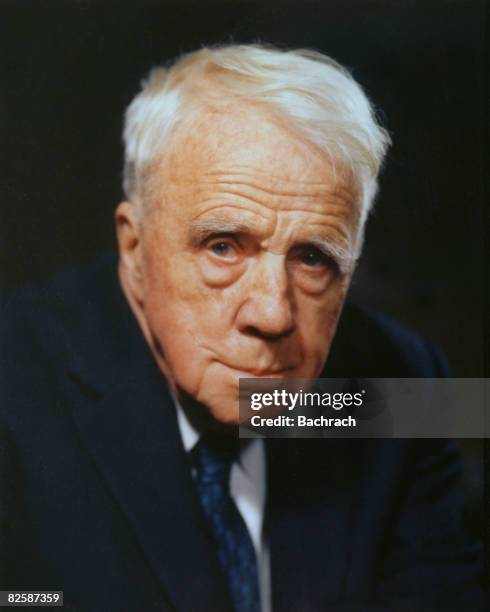 Portrait of Pulitzer Prize-winning American Poet Laureate Robert Frost , 1960s.