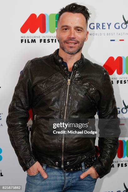 Damien Walsh-Howling arrives ahead of the World Premiere of Jungle at the opening night of the 66th Melbourne International Film Festival on August...