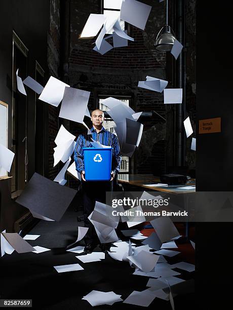 businessman standing in conference room  - waste management office stock pictures, royalty-free photos & images