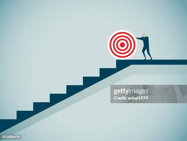 bad news - falling down stairs stock illustrations