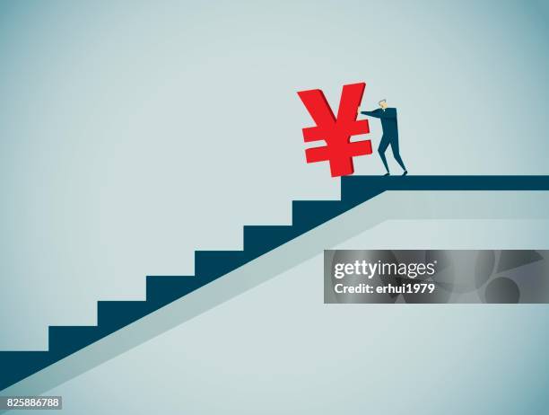 falling - falling down stairs stock illustrations