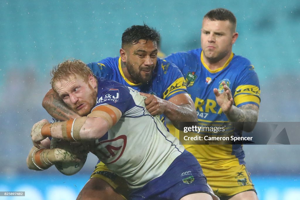 NRL Rd 22 - Bulldogs v Eels