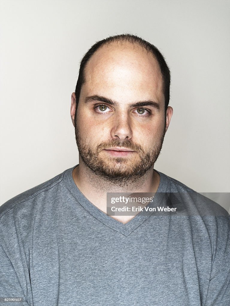 Portrait of Individual on a white background