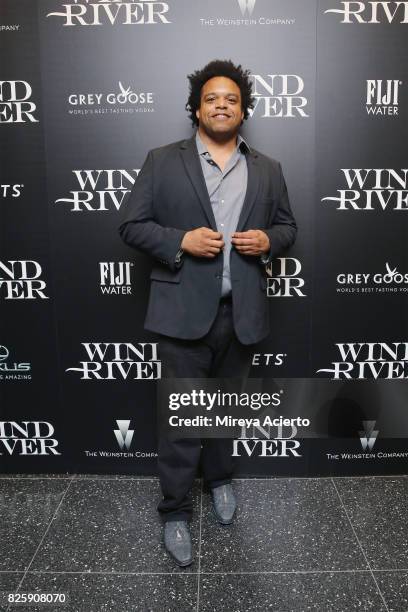 American jazz pianist, Eric Lewis, attends The Weinstein Company with FIJI, Grey Goose, Lexus and NetJets screening of "Wind River" at The Museum of...