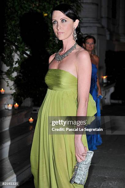 Valentino creative director Alessandra Facchinetti attends the party of the movie "Valentino: The Last Emperor" held at Guggenheim Museum during the...