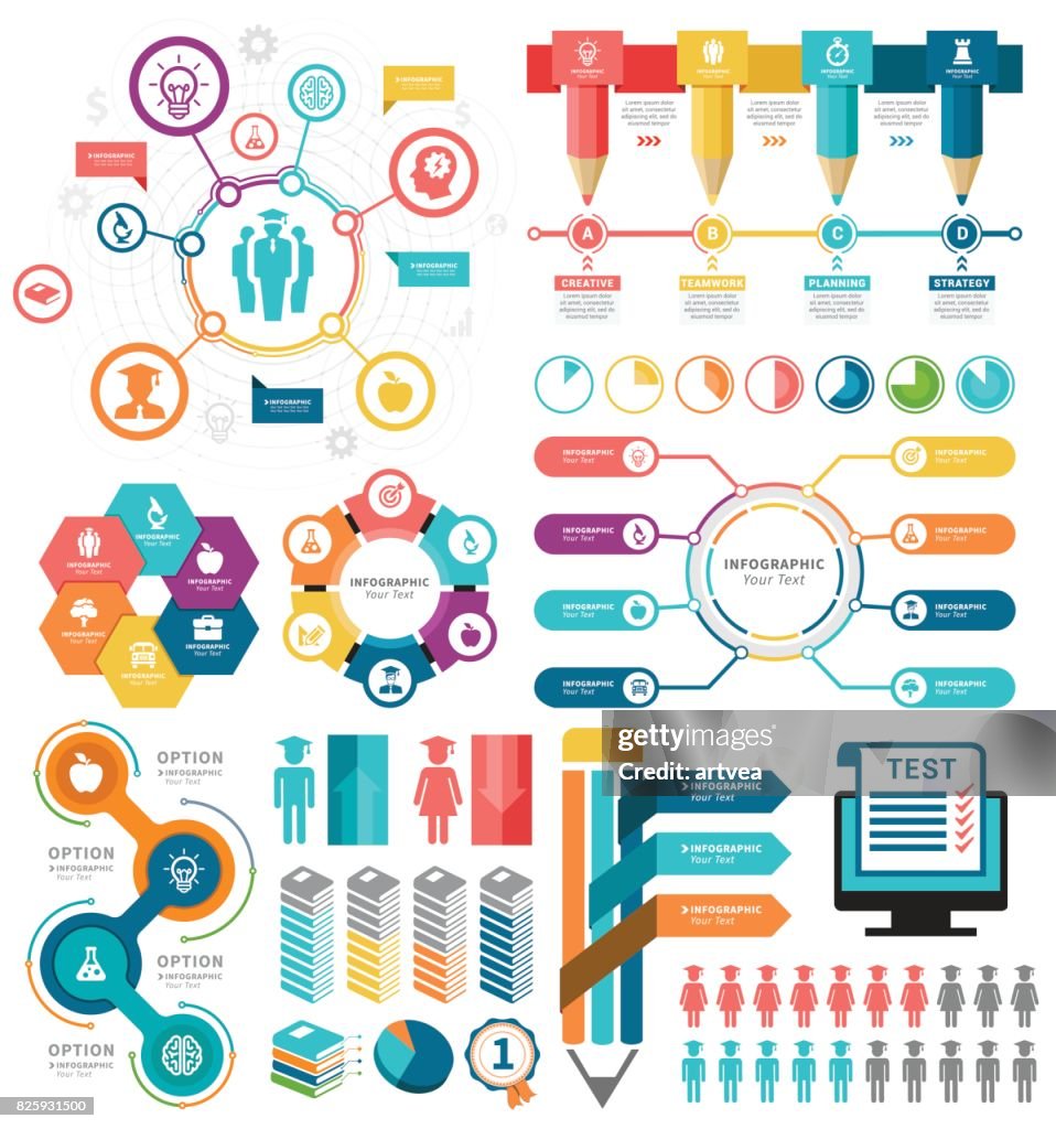 Education Infographic Elements