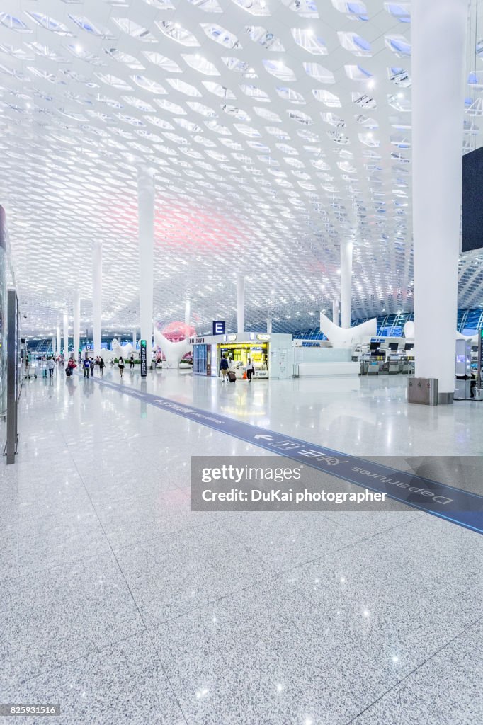 China, Shenzen airport terminal