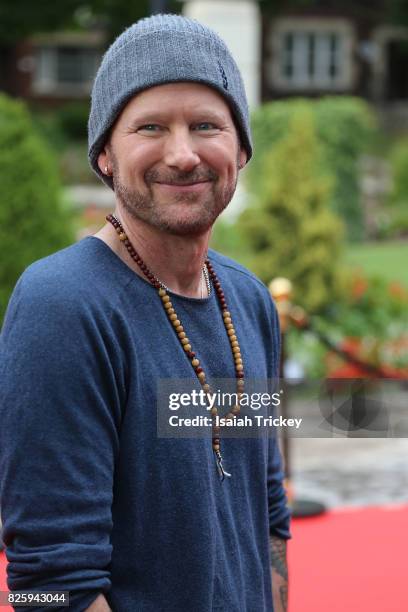 Singer Corey Hart attends Canada's Walk Of Fame Presents Music Under The City Stars at Casa Loma on August 2, 2017 in Toronto, Canada.