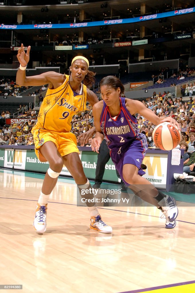 CA: Sacramento Monarchs v Los Angeles Sparks