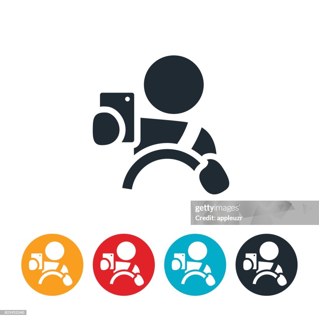 Distracted Driving Icon