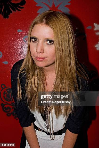 Singer Lykke Li performs at Le Poisson Rouge on August 28, 2008 in New York City.