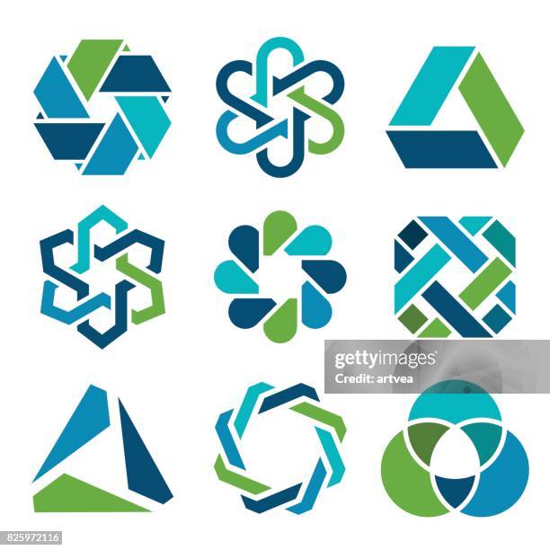 design elements - leadership logo stock illustrations