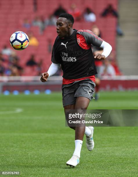 Danny Welbeck of Arsenal during the Arsenal Training Session at Emirates Stadium on August 3, 2017 in London, England.