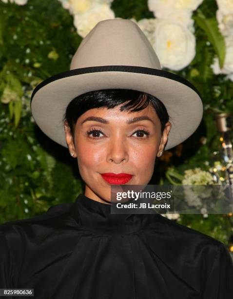 Tamara Taylor attends the Maison St-Germain LA Debut hosted by Lily Kwong on August 02, 2017 in Los Angeles, California.