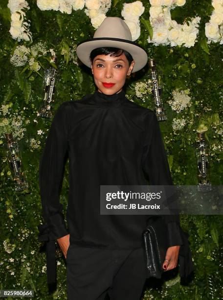 Tamara Taylor attends the Maison St-Germain LA Debut hosted by Lily Kwong on August 02, 2017 in Los Angeles, California.