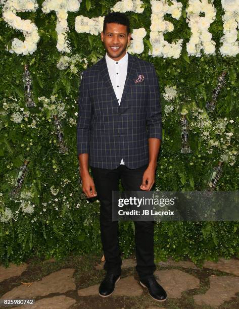 Jeffrey Bowyer-Chapman attends the Maison St-Germain LA Debut hosted by Lily Kwong on August 02, 2017 in Los Angeles, California.