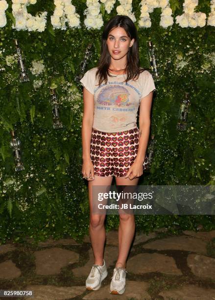 Rainey Qualley attends the Maison St-Germain LA Debut hosted by Lily Kwong on August 02, 2017 in Los Angeles, California.
