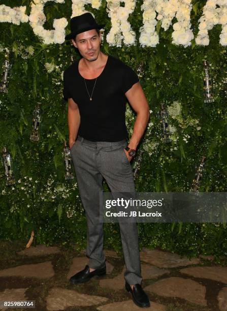 Lewis Tan attends the Maison St-Germain LA Debut hosted by Lily Kwong on August 02, 2017 in Los Angeles, California.