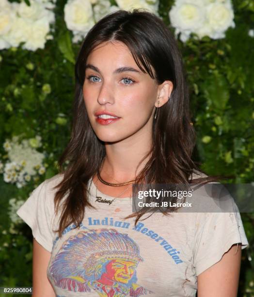 Rainey Qualley attends the Maison St-Germain LA Debut hosted by Lily Kwong on August 02, 2017 in Los Angeles, California.