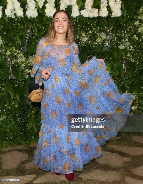 Chelsea Leyland attends the Maison St-Germain LA Debut hosted by Lily Kwong on August 02, 2017 in Los Angeles, California.