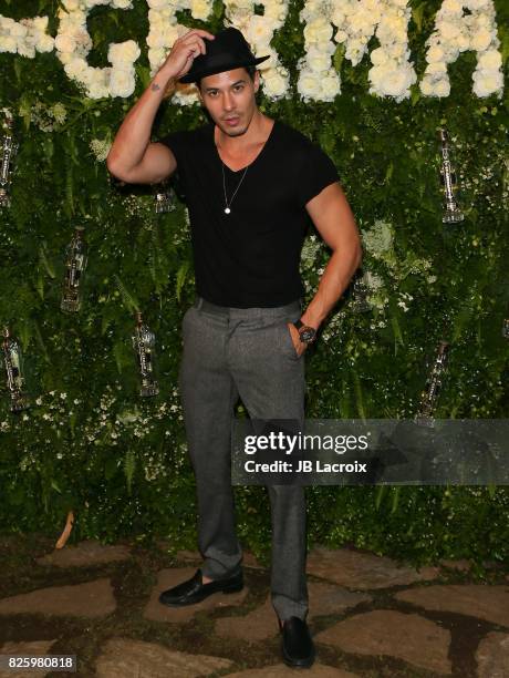 Lewis Tan attends the Maison St-Germain LA Debut hosted by Lily Kwong on August 02, 2017 in Los Angeles, California.