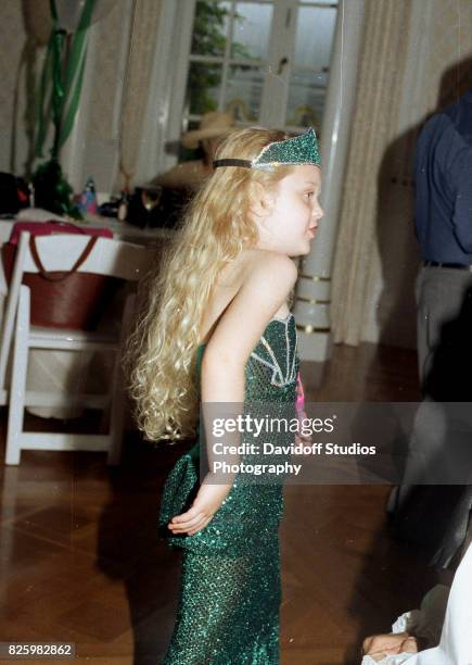 View of Tiffany Trump during her fifth birthday party at the Mar-a-Lago estate, Palm Beach, Florida, October 13, 1998.