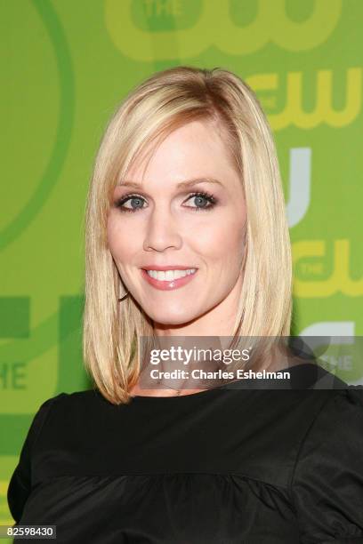 Personality Jennie Garth arrives at the CW Network's Upfront at the Lincoln Center on May 13, 2008 in New York City.