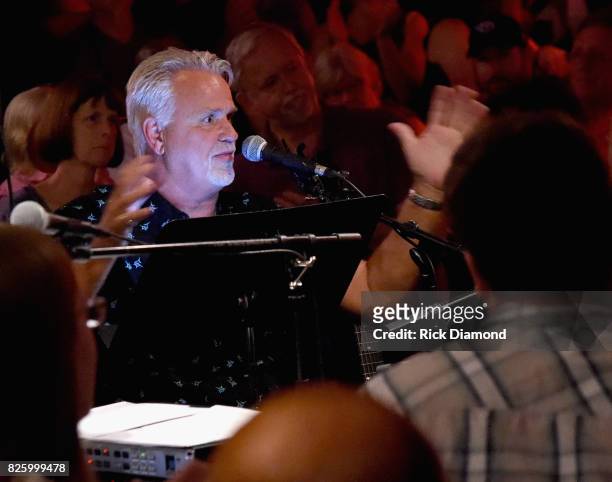 Singer/Songwriter Marty Morgan performs during "An Intimate Night With The Morgans" Lorrie Morgan, Marty Morgan And Guests at Bluebird Cafe on August...