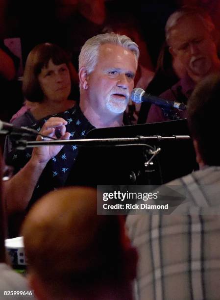 Singer/Songwriter Marty Morgan performs during "An Intimate Night With The Morgans" Lorrie Morgan, Marty Morgan And Guests at Bluebird Cafe on August...