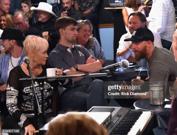 Singer/Songwriters Lorrie Morgan and Jesse Keith Whitley during "An Intimate Night With The Morgans" Lorrie Morgan, Marty Morgan And Guests at...